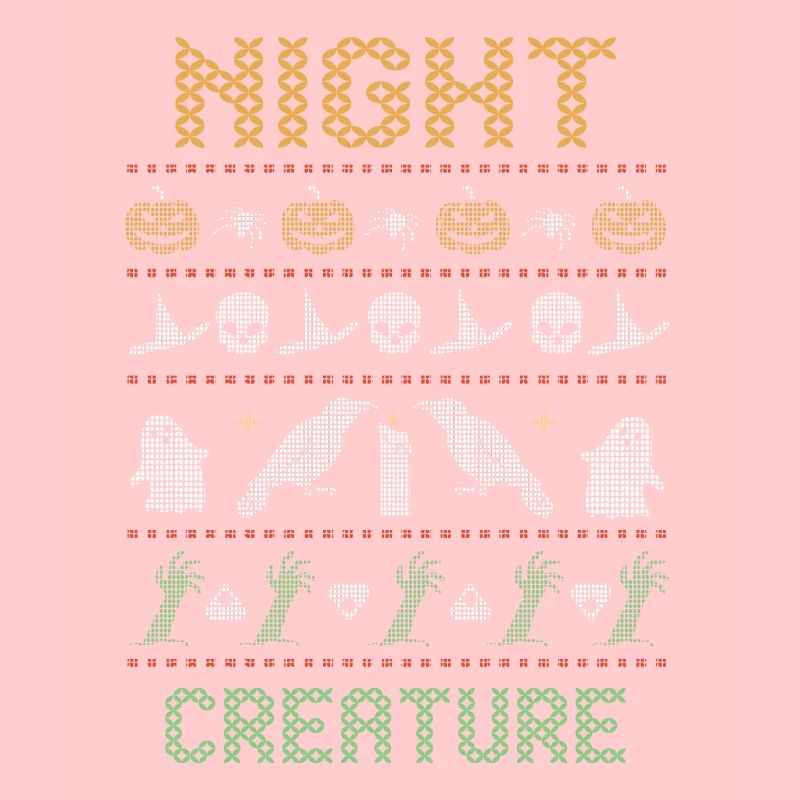 Stitch Pattern Horror Night Creatures Halloween