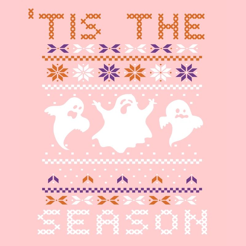 Stitch Pattern Ghost Creatures Season Halloween