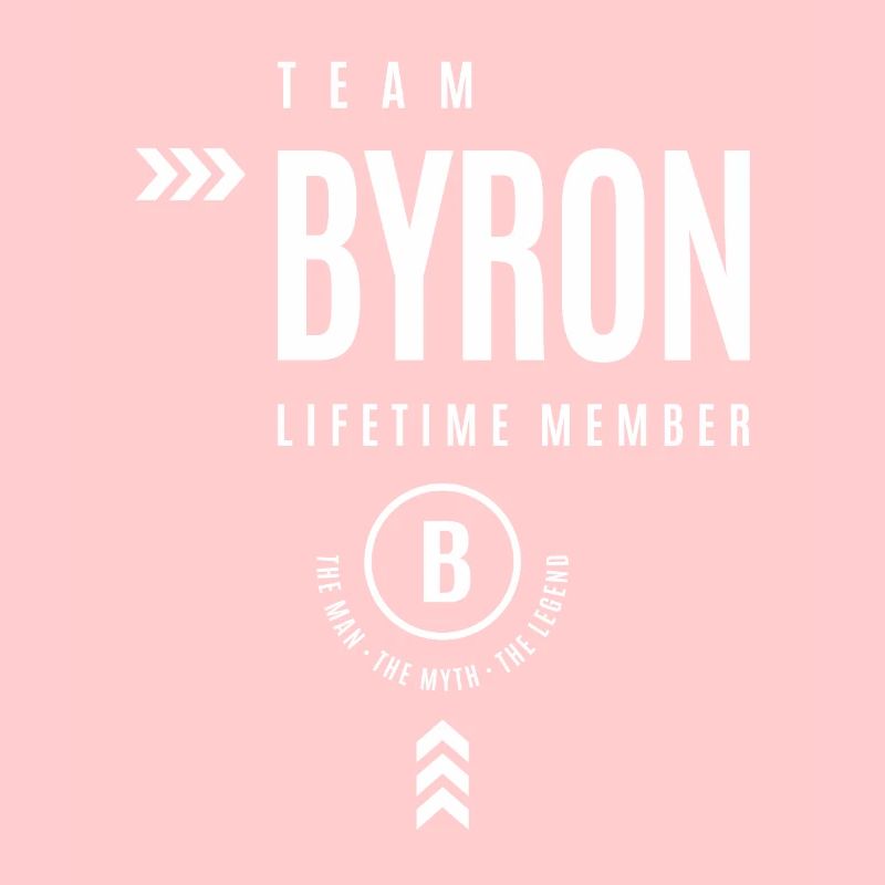 Team Byron Lifetime Member Personalized Name