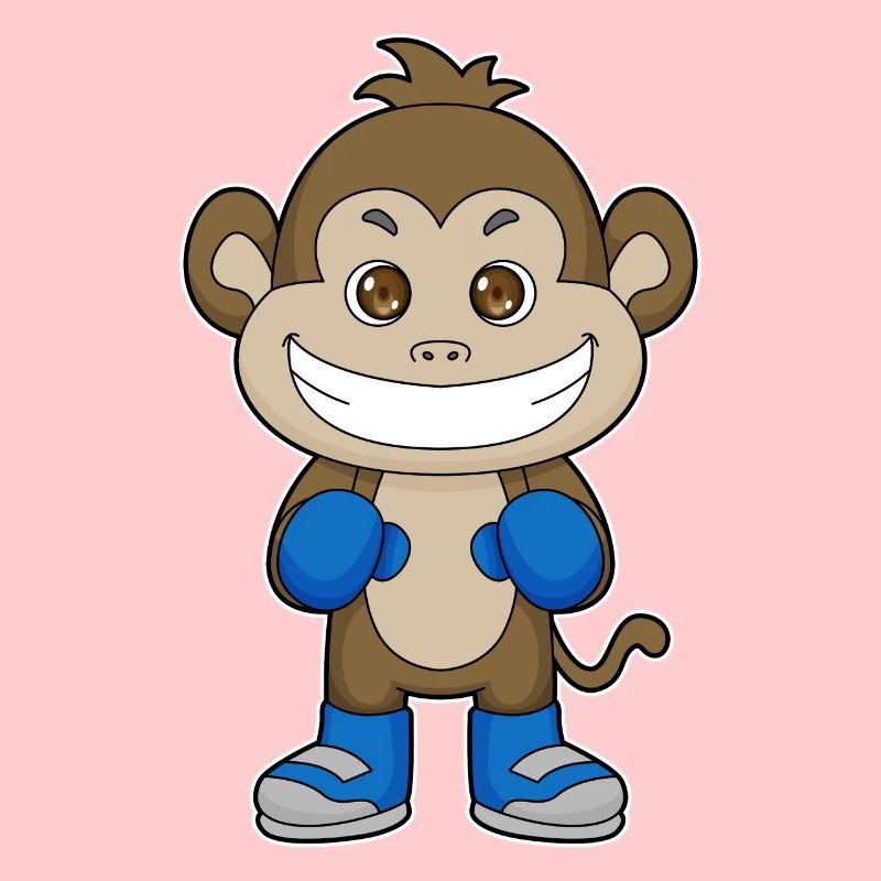 Monkey Boxing Boxer Boxing Gloves