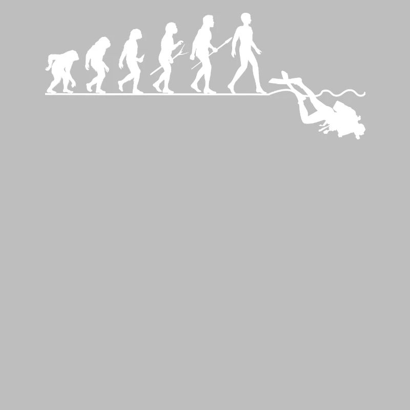 Diving Evolution Diver Funny Gift