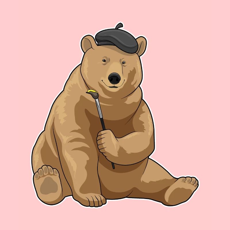 Bear Painter Brush