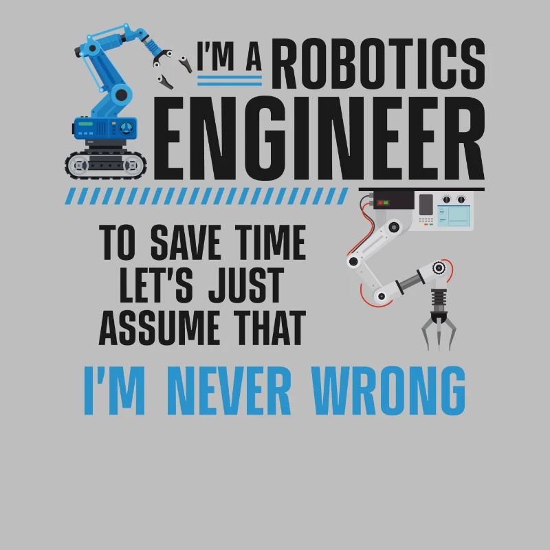 Robot Robotics Engineer I'm A