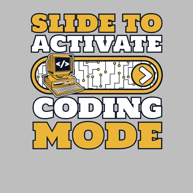 Slide To Activate Coding Mode Developer Coder