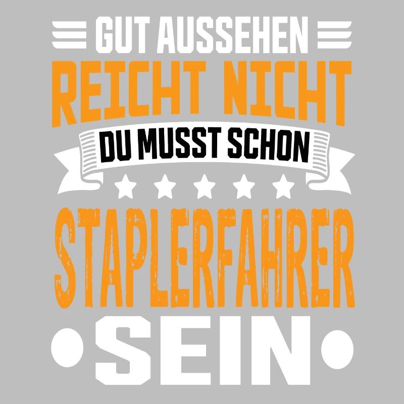 Staplerfahrer Stapler Gabelstapler Staplerfahrerin