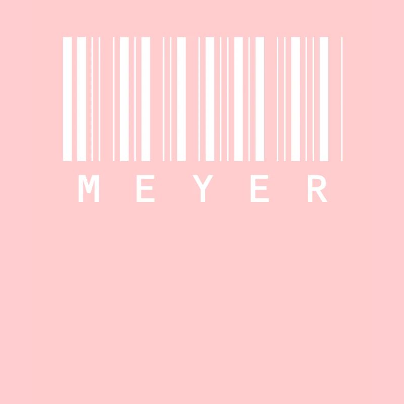 Meyer Barcode Familienname Balkencode Geschenk