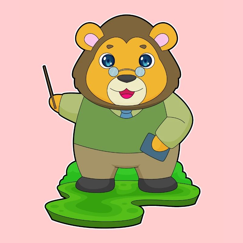 Löwe Lehrer Pointer