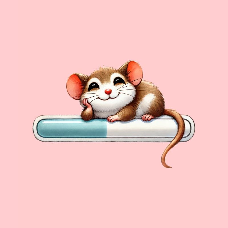 Relaxed mouse on loading bar