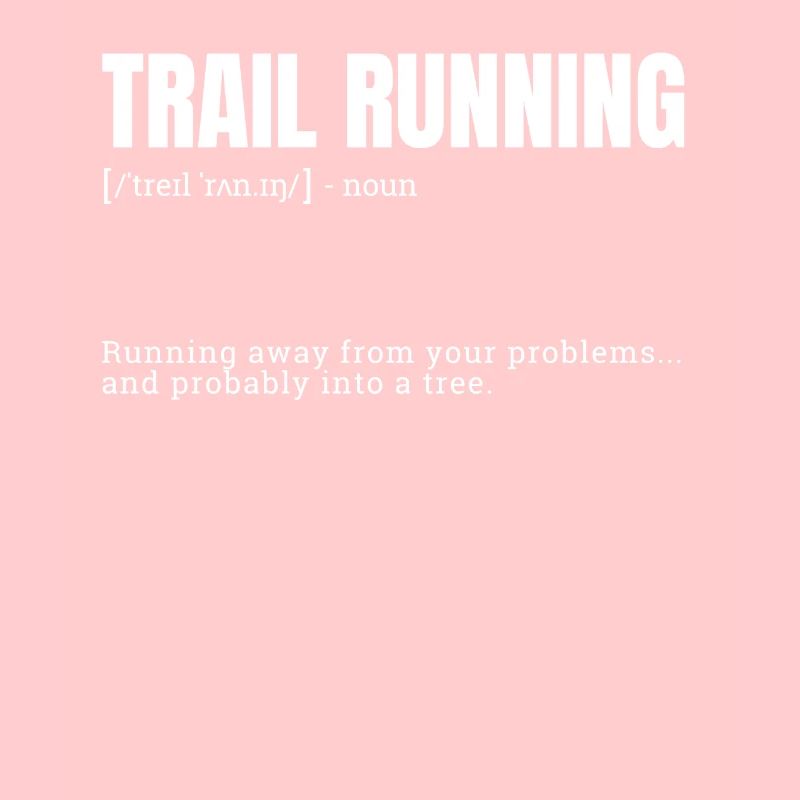 Funny Trail Running Running Into A Tree