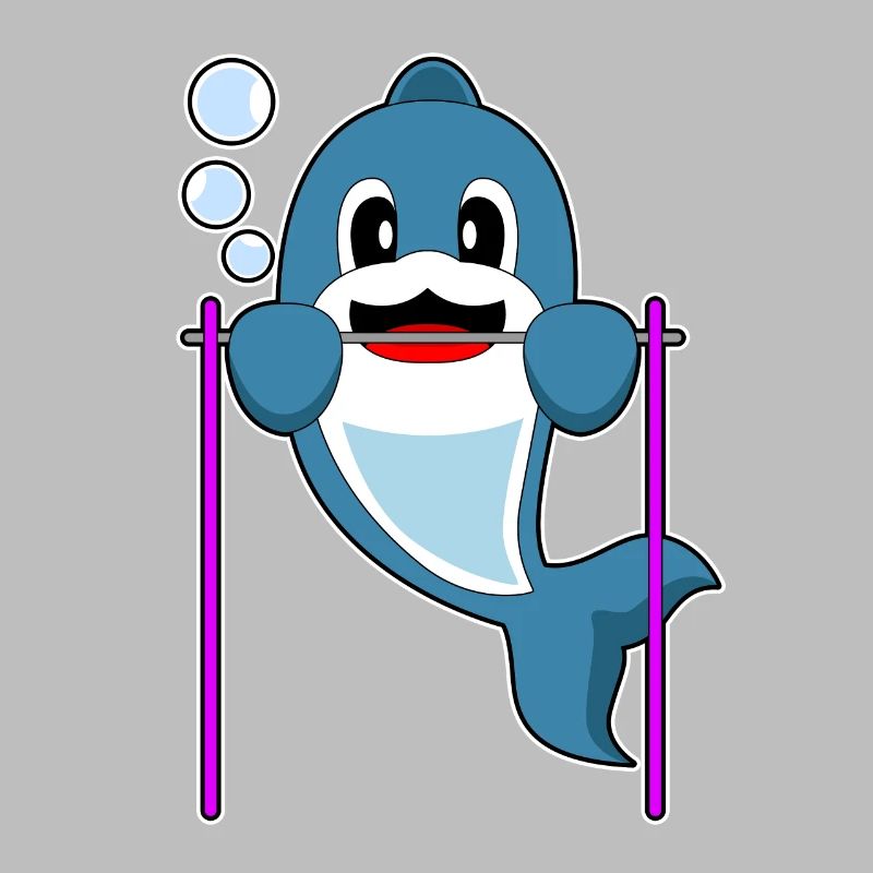 Dolphin Bodybuilder Pull-ups