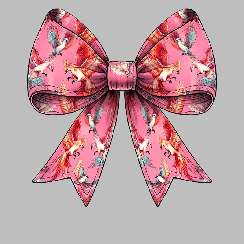 Coquette Bow Phoenix Muster Mythical Eagle Mädchen