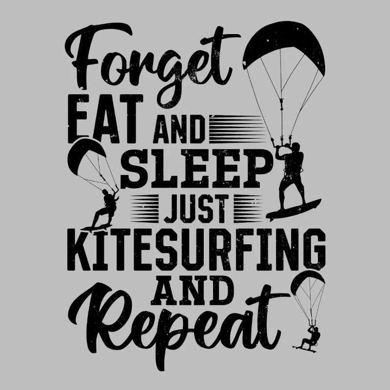 Kiteboarding - Oubliez, mangez et dormez