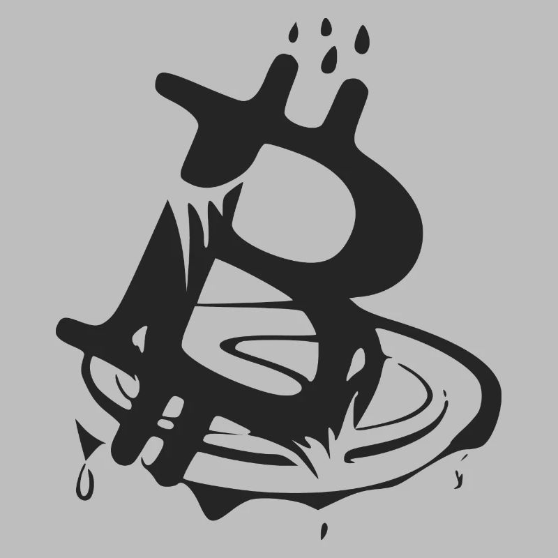 Das Symbol von Bitcoin