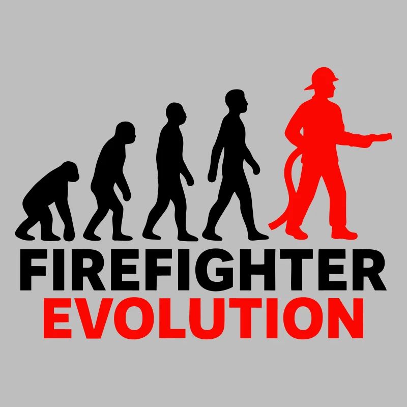 Firefighter Evolution Hero Gift Cool