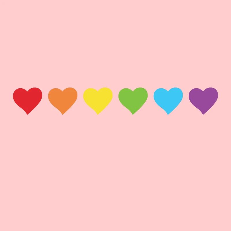 Rainbow Hearts