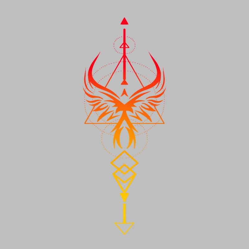 Vertical symbol phoenix Valkyrie