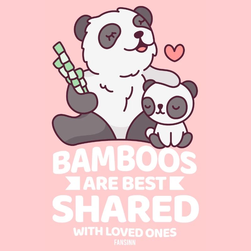 Panda mère panda bébé panda amant bambou