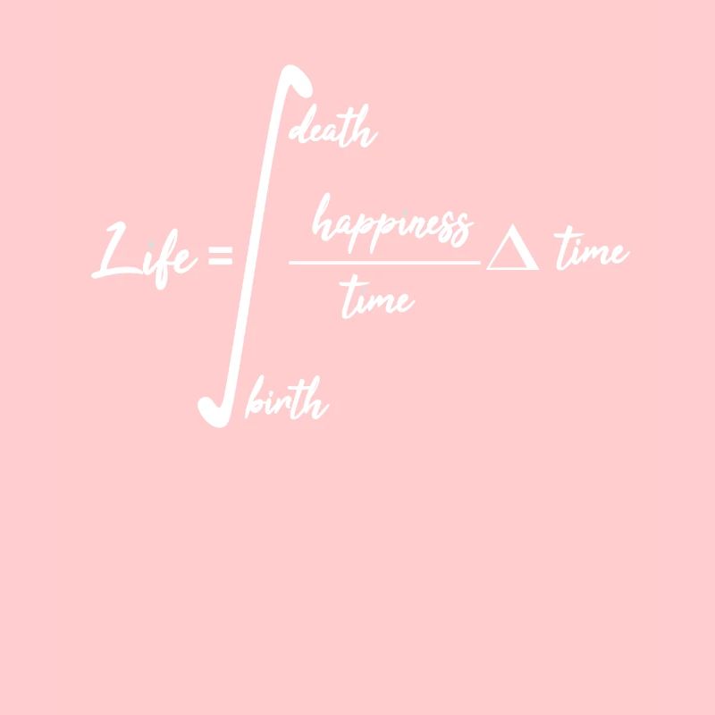 Cadeau de professeur mathématicien formule de vie math