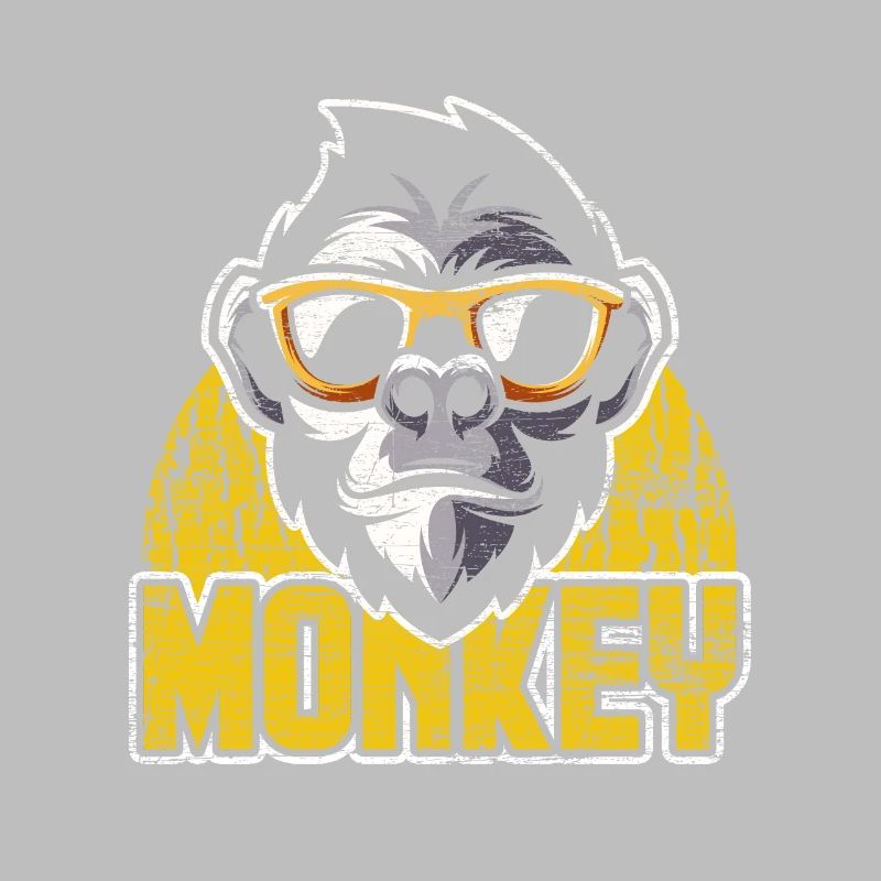 Animaux d'évolution de singe