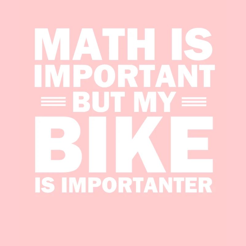 Vélo vélo math nerd vélo de route idée de vélo de montagne
