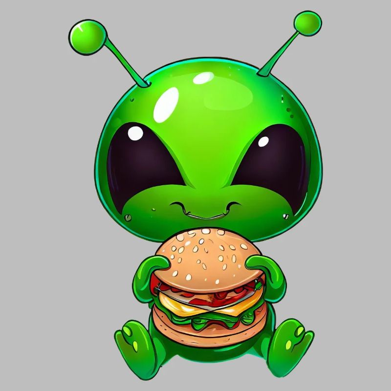 Hungry Alien: Dévoreur de cheeseburger