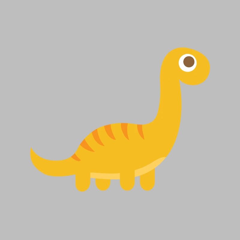 Süßer Brachiosaurus Dinosaurier
