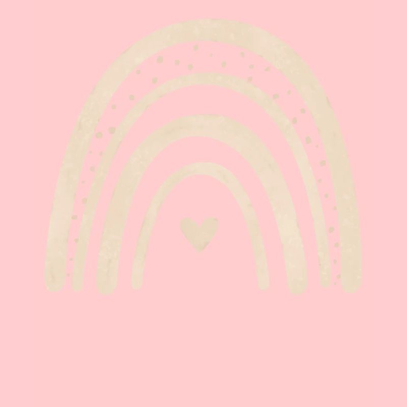 magischer Regenbogen beige