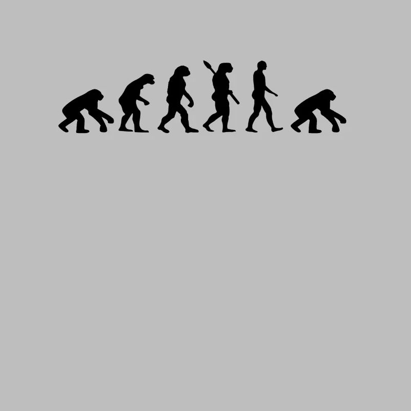 Evolution monkey human funny Neanderthal freak