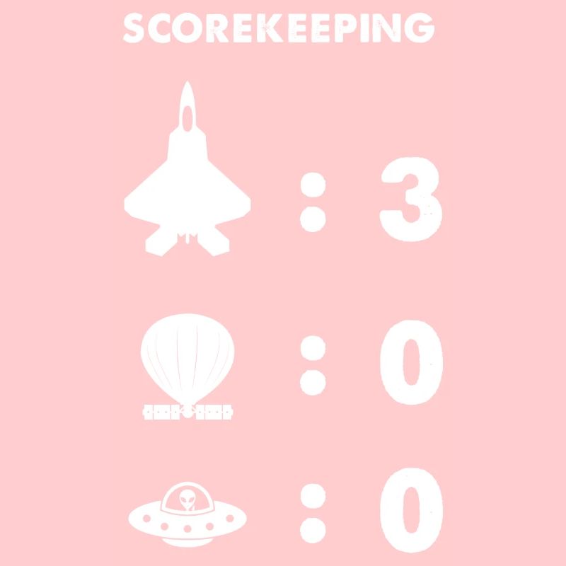 Scorekeeping Jet Fighter Aircraft, Spy Balloon,