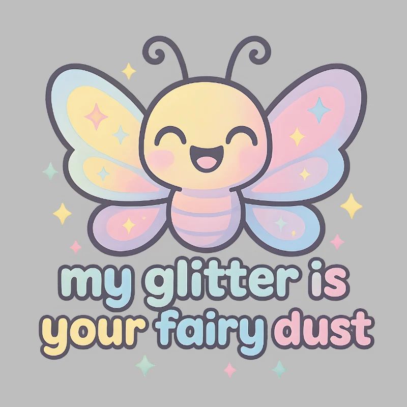 Papillon scintillant – Mon éclat est de la poussière de fée