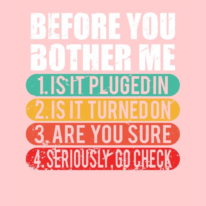 Funny Tech Support / Computer Techie Nerd Gift