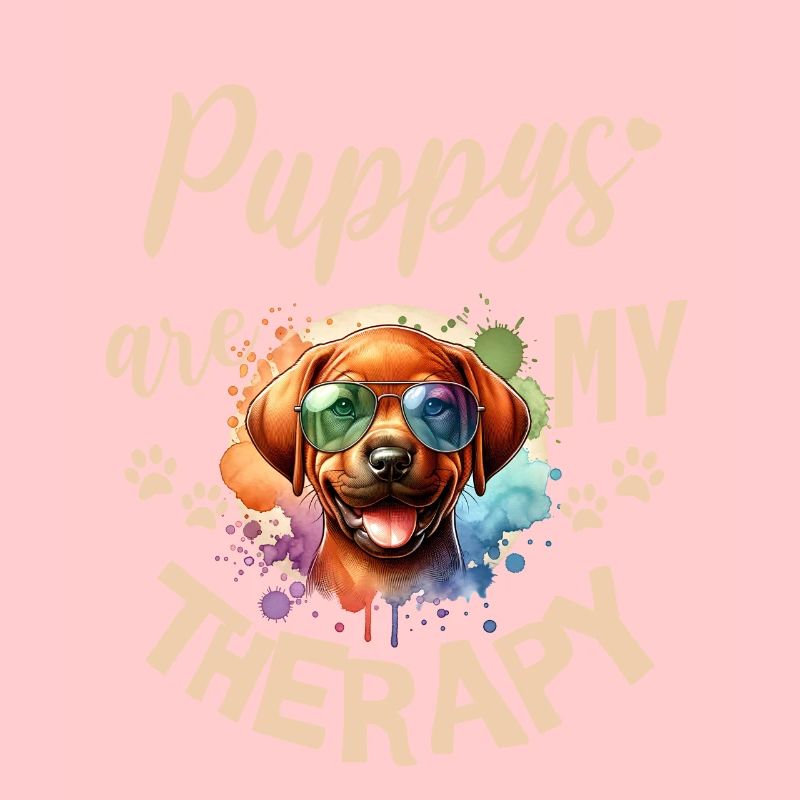 Conception à l’aquarelle de Rhodesian Ridgeback