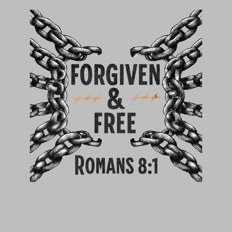 Forgiven and Free Romans 8:1 Broken Chains