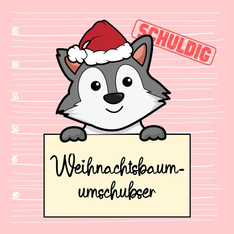 Weihnachtsbaum Umschubser Wolf