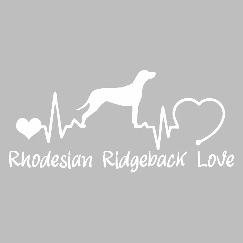 Rhodesian Ridgeback mit Herzschlag