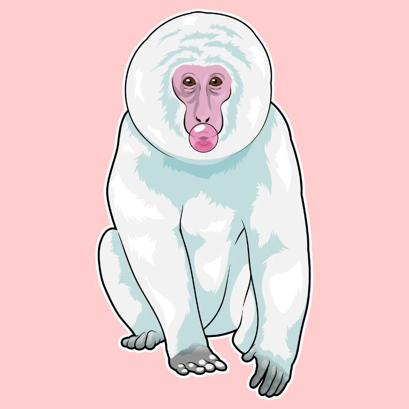 Monkey Chewing Gum
