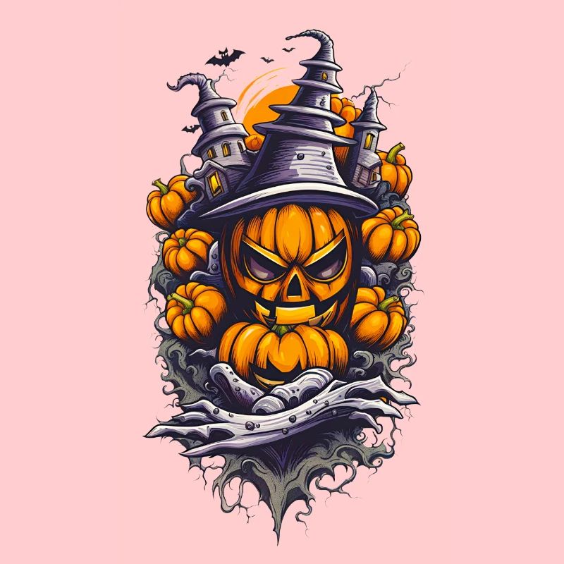 Halloween Villa Kürbiskopf