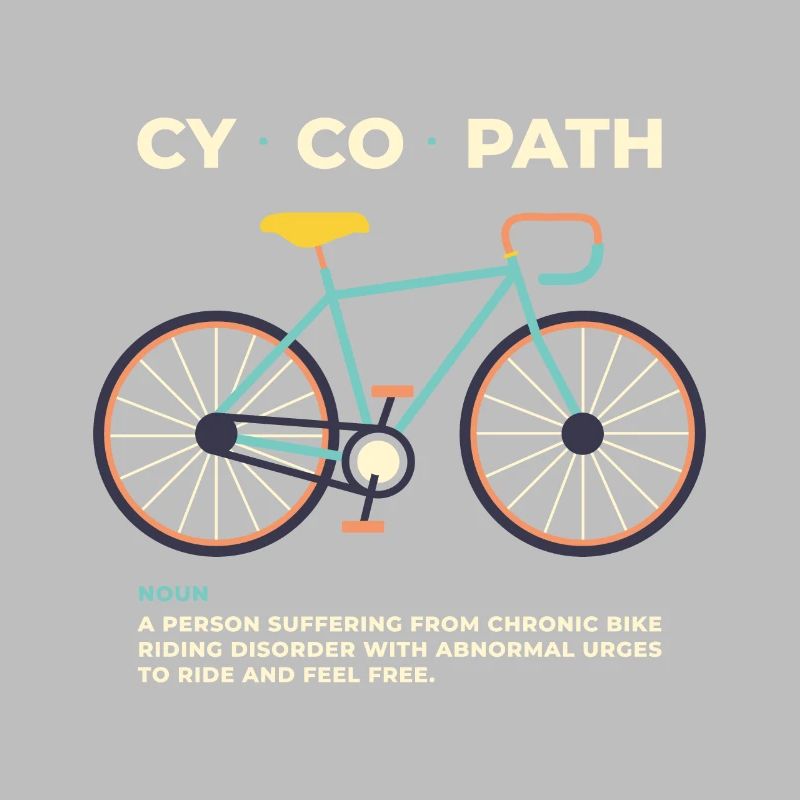 Cadeau de roue de vélo de vélo de vélo de route drôle