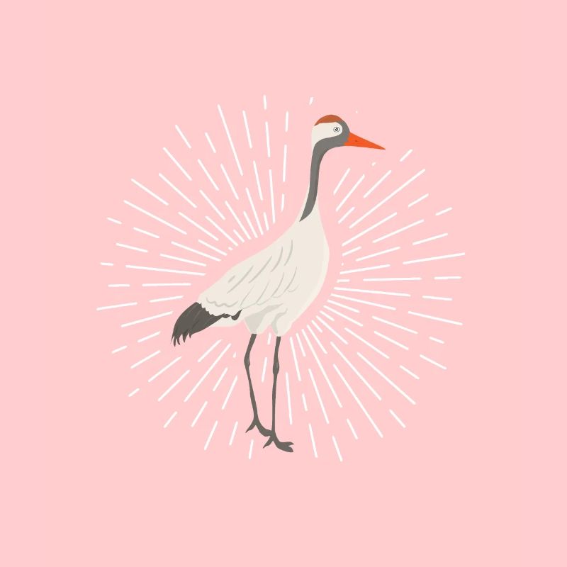 Crane Crane migratory bird Grus grus bird gift