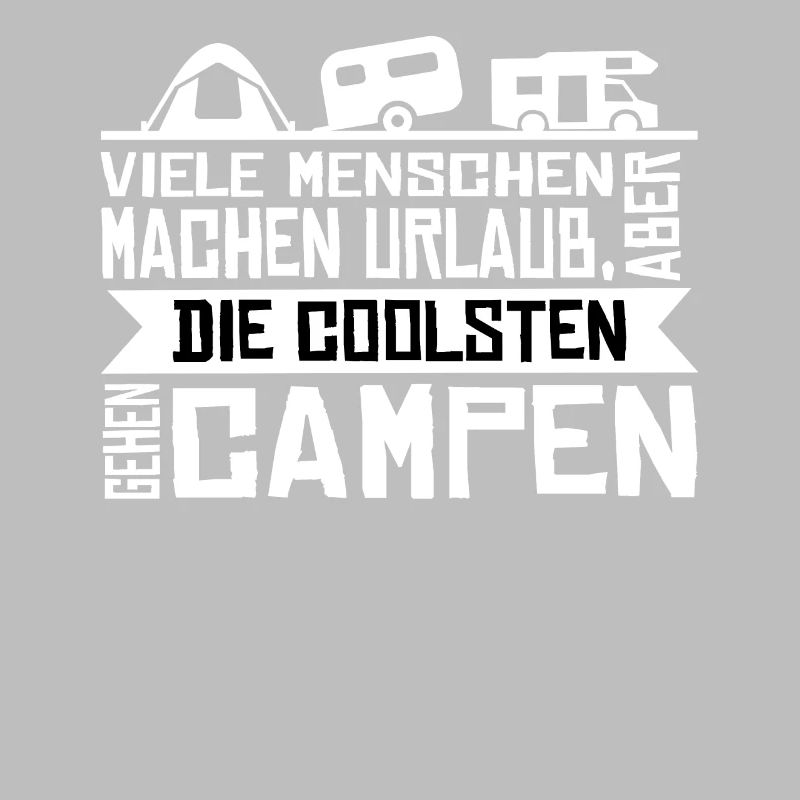 Viele Menschen Machen Urlaub - Die Coolsten campen