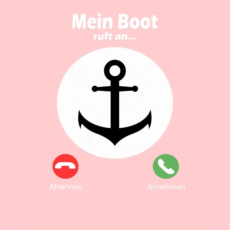 Mon bateau appelle - Tshirt drôle