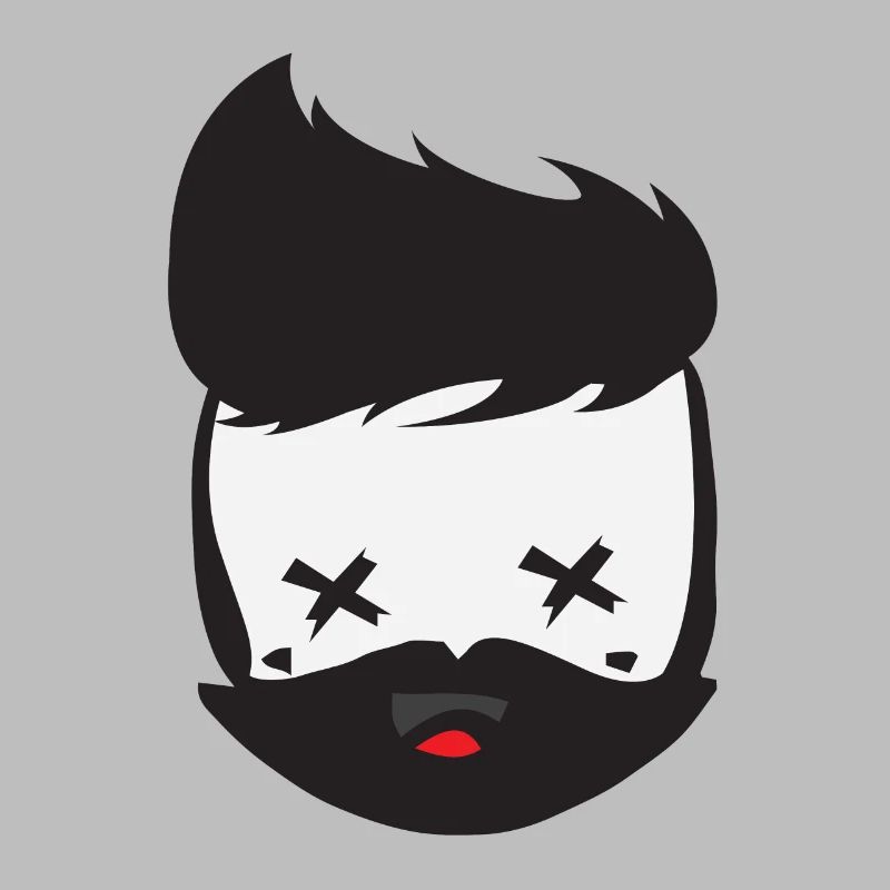 Comic Gesicht Kreuze Augen Geschenk