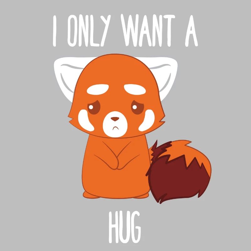 Panda Rouge - Ours Chat - Calin - Câlin