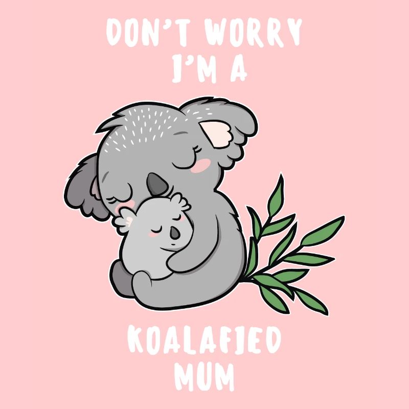 Koalafied Mum Koala Bär MutterGeschenk Lustig