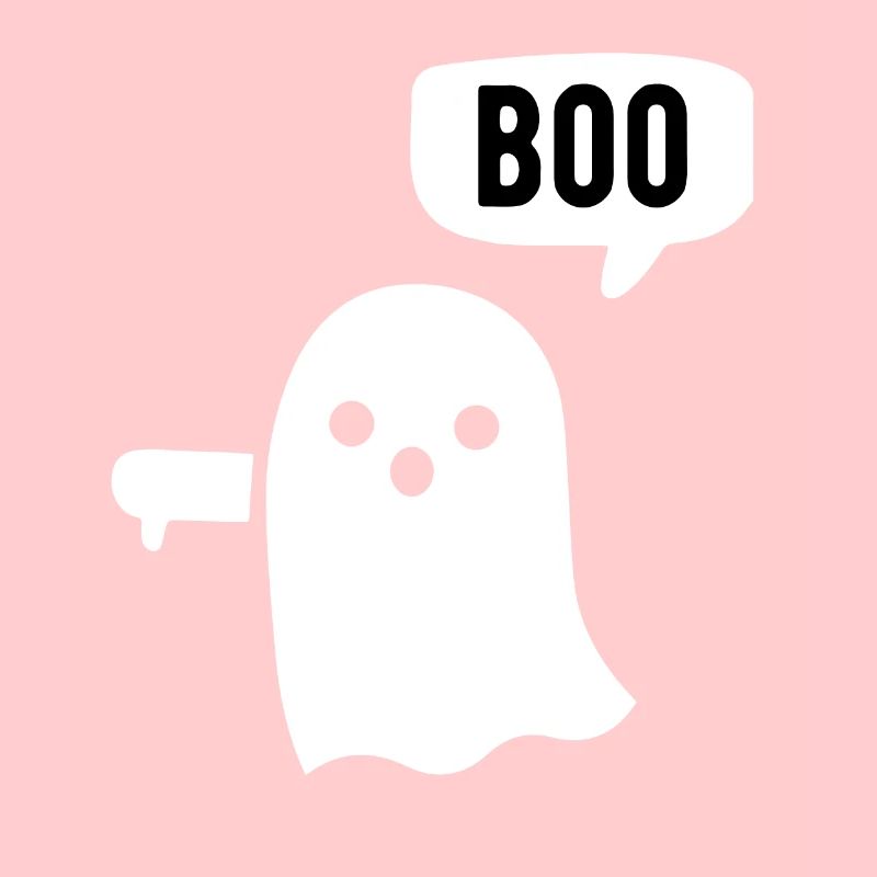 boo ghost pouces vers le bas