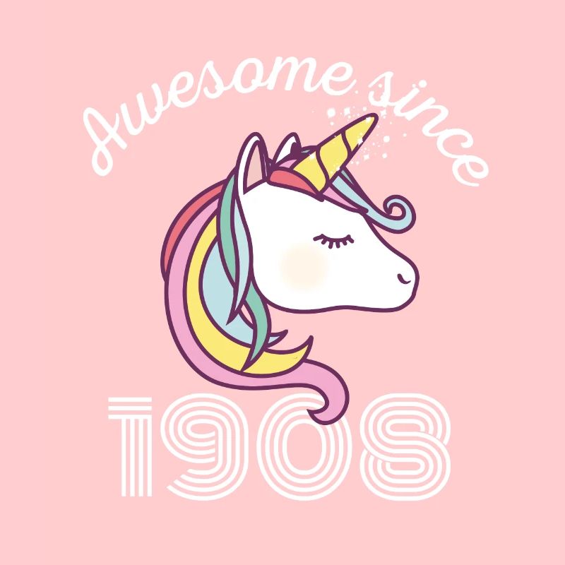 Funny Birthday Awesome Since 1908