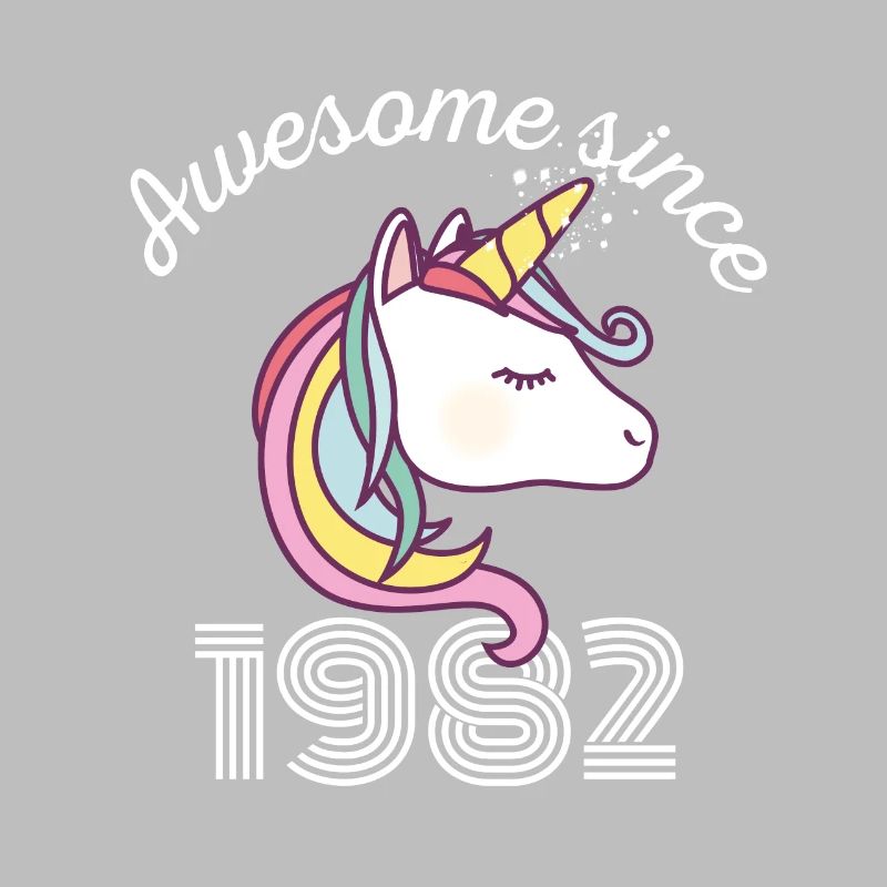 Funny Birthday Awesome Since 1982