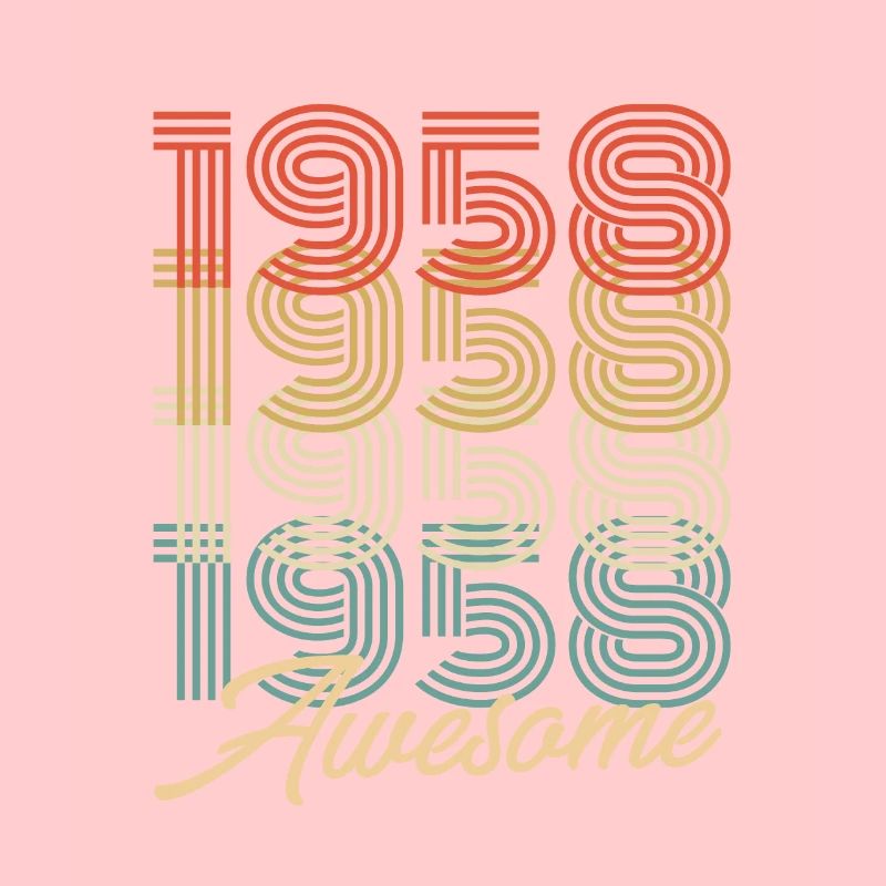 Funny Birthday Awesome 1958