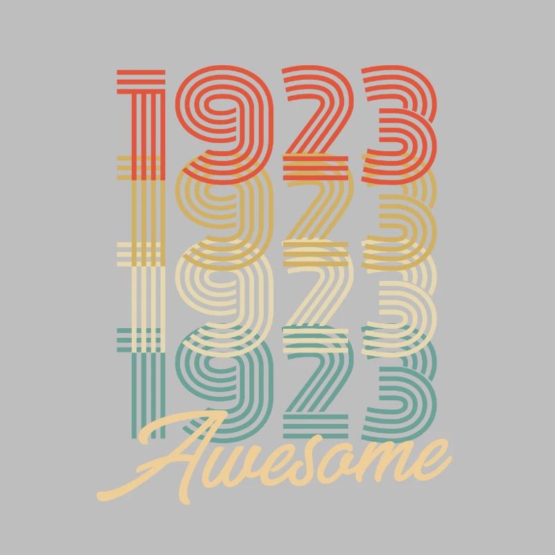Funny Birthday Awesome 1923