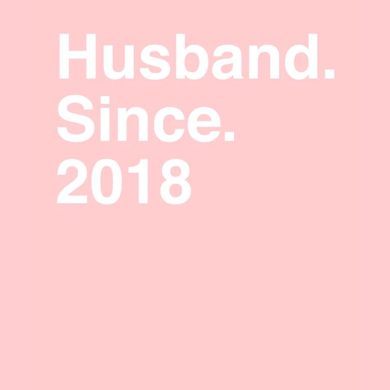 Jubiläumsehemann seit 2018 Hochzeit